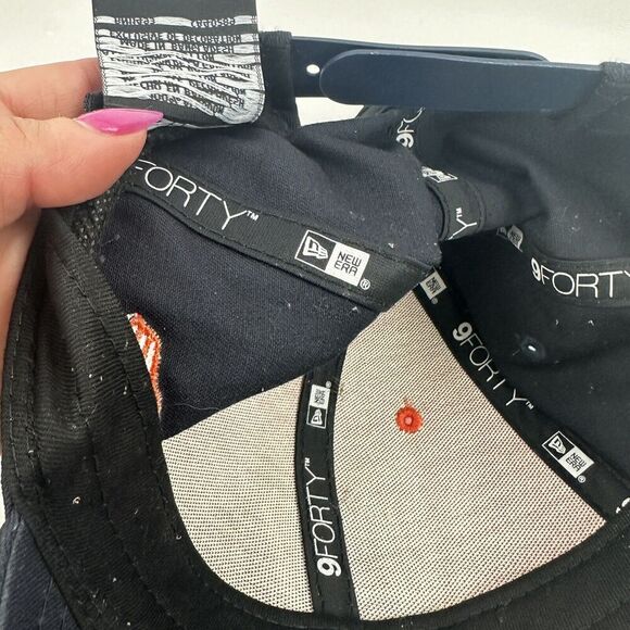 New Era 9Forty MiLB Las Vegas Aviators LV Snapback Hat Unisex Navy Orange OSFM - Picture 9 of 9